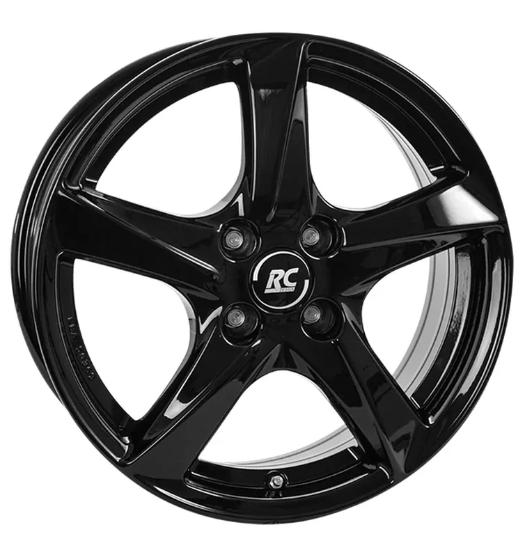Super-Preis RC-Design RC30 Schwarz Glanz Alufelge 6x16 ET49 4x100/54.1