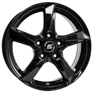 Knallerangebot RC-Design RC30 Schwarz Glanz Alufelge 7x17 ET40 5x112/57.1
