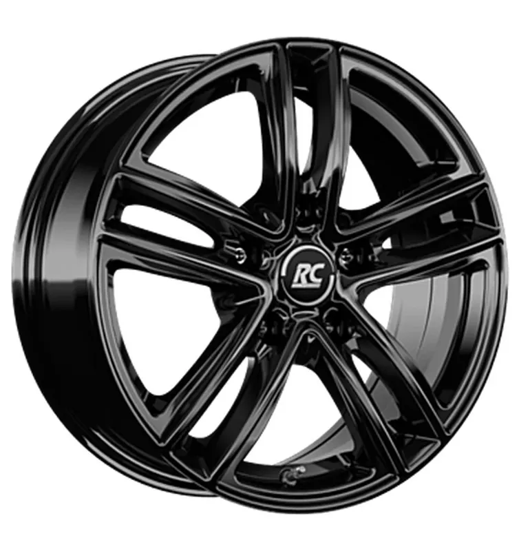Schnäppchen RC-Design RC27 Schwarz Glanz Alufelge 6.5x17 ET45 5x112/66.55