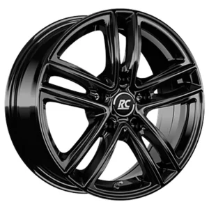 Wochenendangebot RC-Design RC27 Schwarz Glanz Alufelge 7x18 ET55 5x114.3/56.1