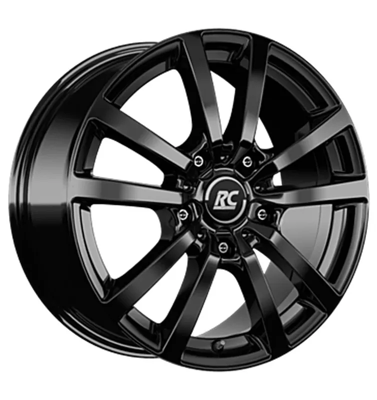 RC-Design RC25T Schwarz Glanz Alufelge 7x17 ET55 5x160/65.1 Sichere Zahlung