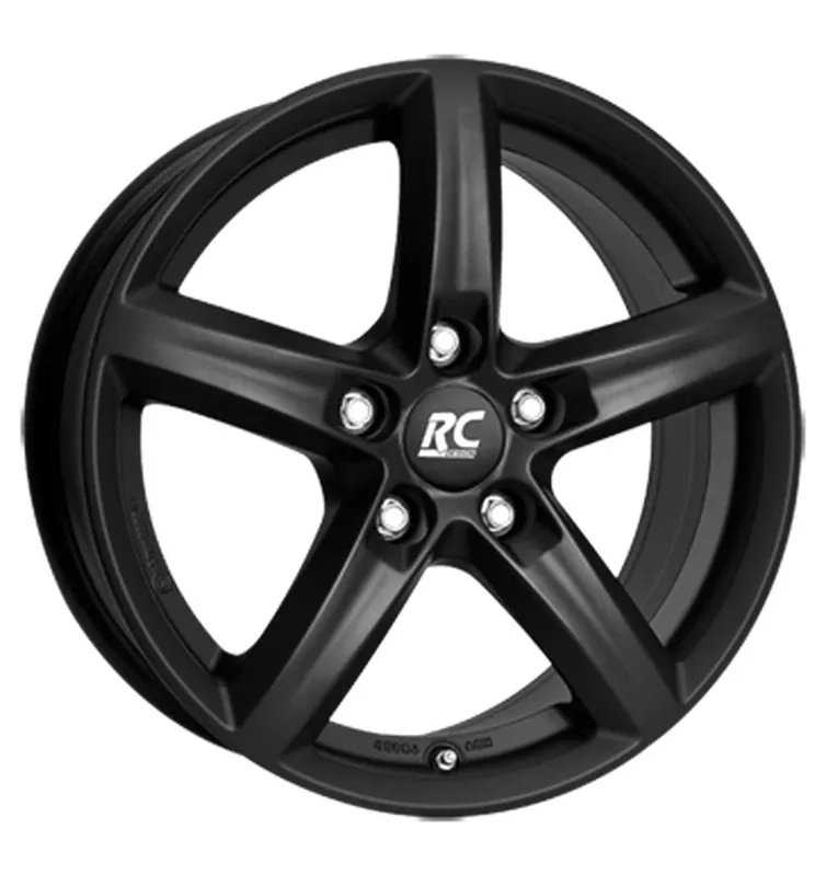 Preiswert RC-Design RC24 Schwarz Klar Matt Alufelge 6.5x16 ET39 5x105/56.6